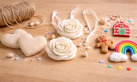 Kaltporzellan und Salzteig lackieren